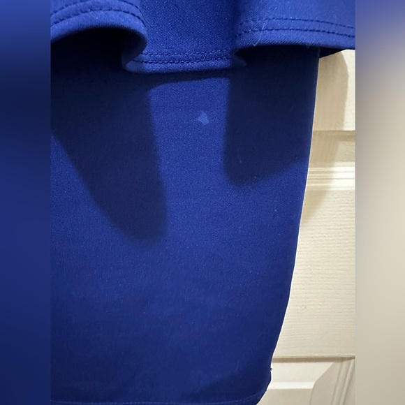 Royal blue dress - small - peplum style - Picture 5 of 5